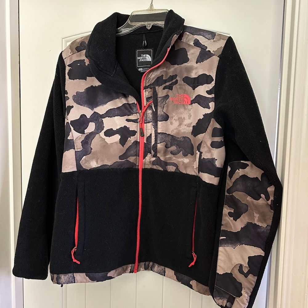 North Face Camouflage Fleece Jacket